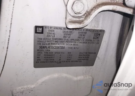 2012 Chevrolet Captiva Sport Ltz из США, поврежденный, VIN 3GNFL4E55CS587250